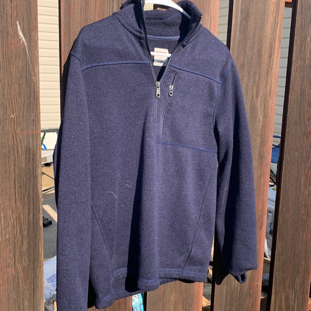 Navy blue quarter zip